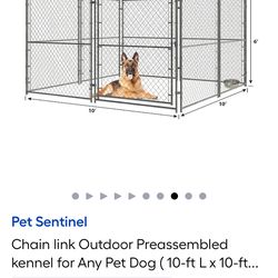 LARGE DOG KENNAL 10 x 10