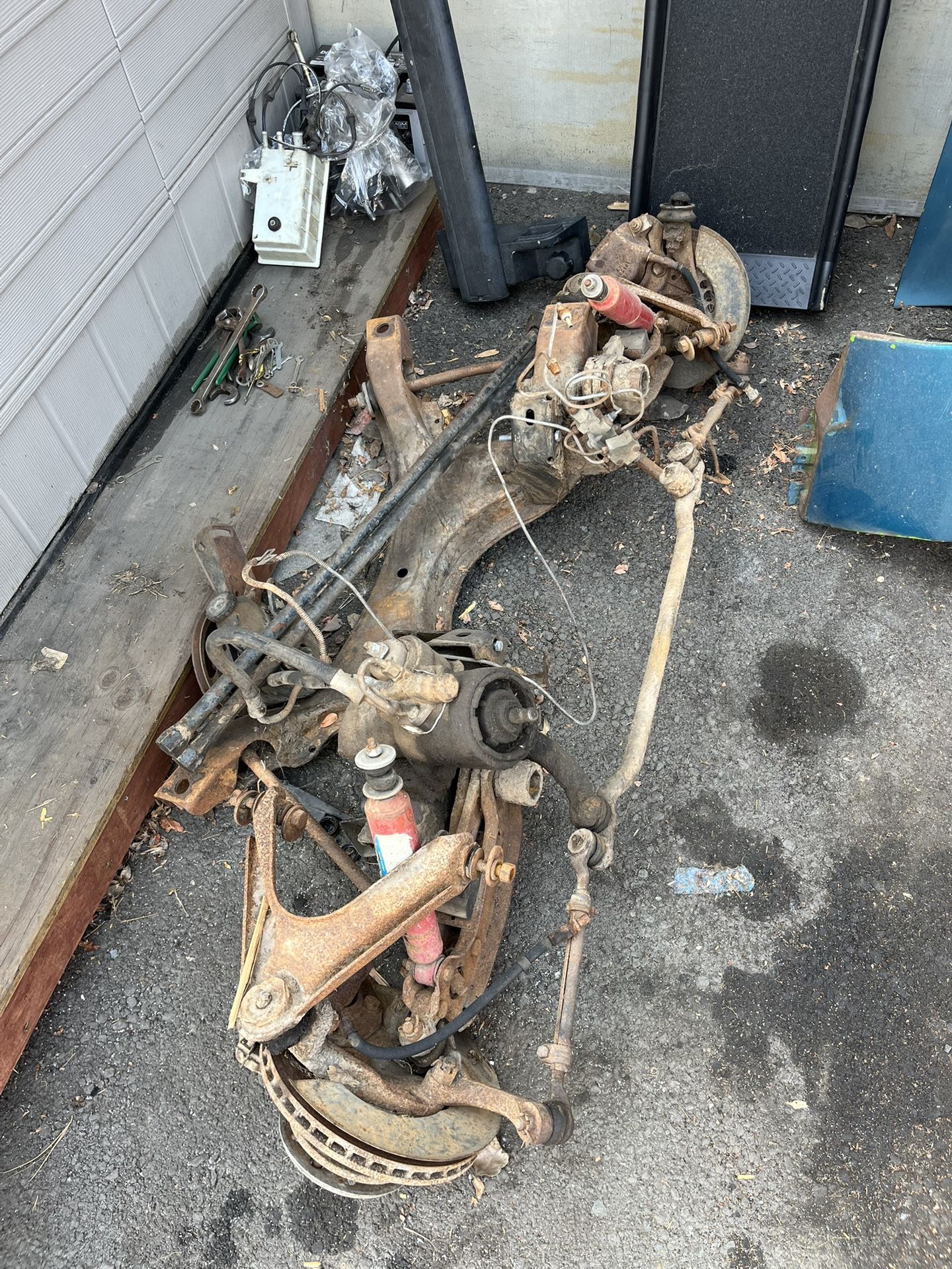 Mopar E Body Dodge K-Frame Complete with Steering Box V8 Engine