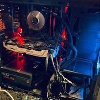 Custom built PC with a Ryzen five 1500 X quad core processor, and a ASUS GTX 1060 graphics card