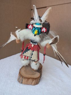 Navajo Eagle Dancer Kachina Doll Handcrafted by Pauline Etsitty
