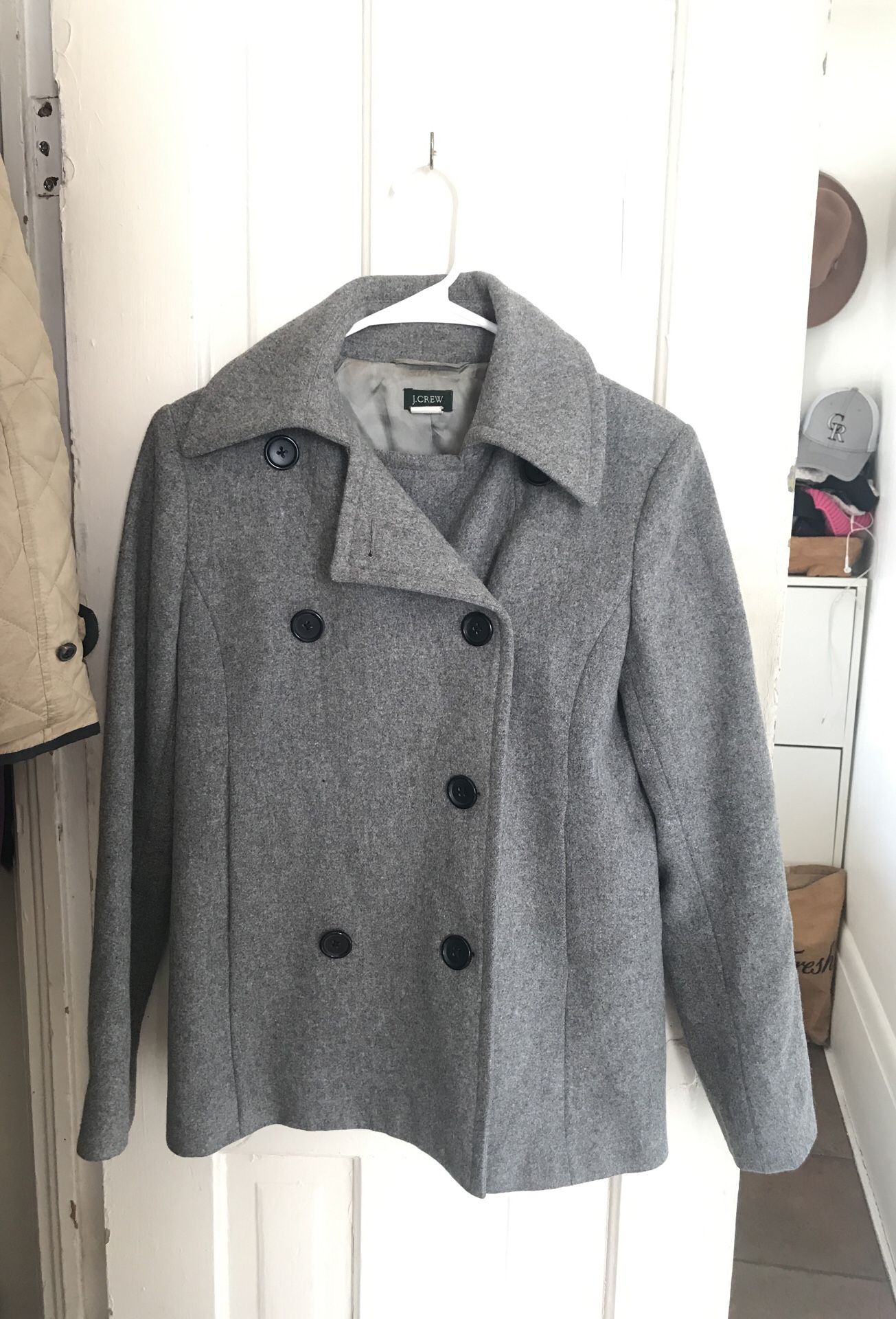 Jcrew 100% wool coat