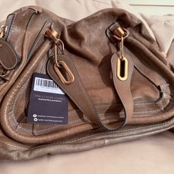 Chloe Paraty purse bag green color block