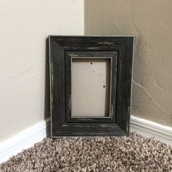 Recycled material picture frame