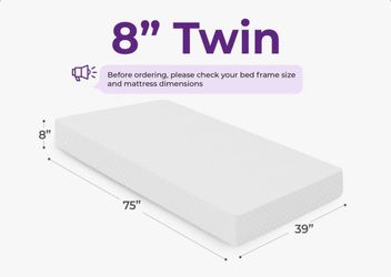 Wayfair Twin Mattress Memory Foam 8”