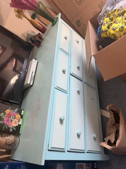 Blue Dresser
