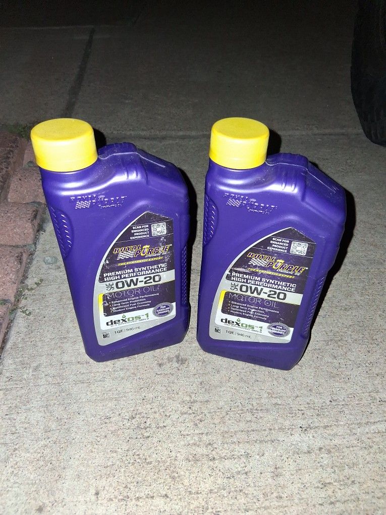 0w20 Synthetic Oil Purple Power 2 Quarts