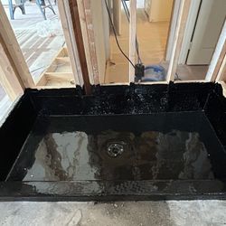 Hot mopping Shower Pans!!!!