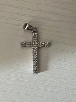Silver Rhinestone pendant