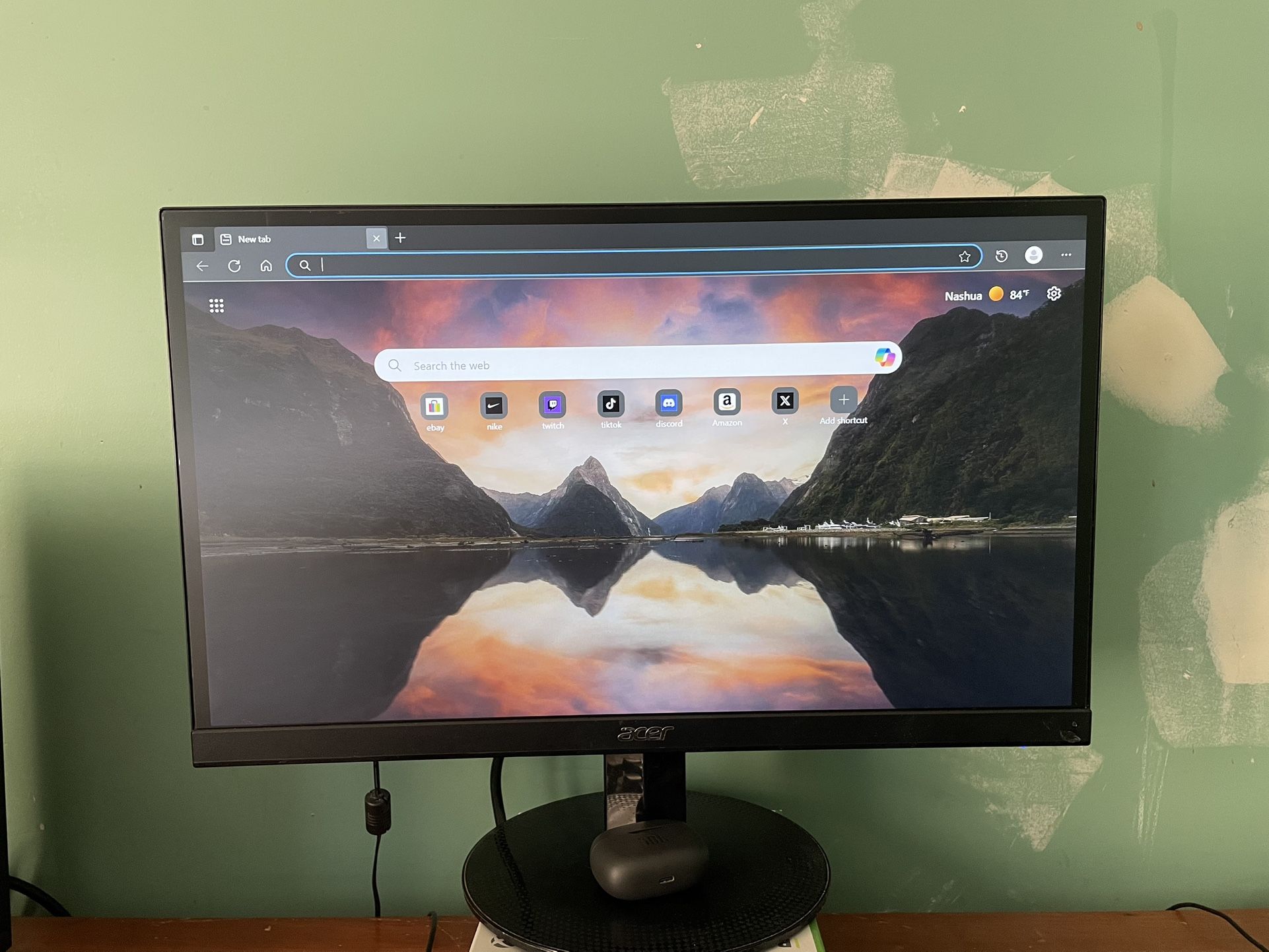 Acer 21.5” 1080p 60hz Monitor