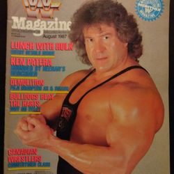 WWF MAGAZINE AUGUST 1987 VINTAGE WWE WCW ECW OLD SCHOOL 