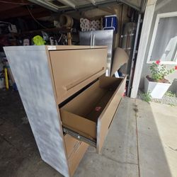 Drawers Metal Safety Open With Wheels 