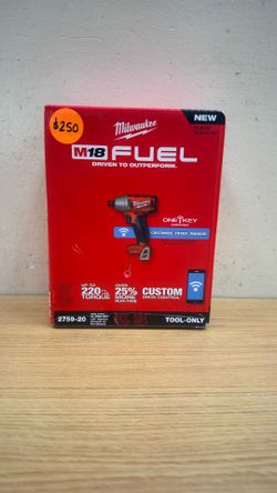 MILWAUKEE 2759-20 M18 1/2” IMPACT WRENCH W/ PIN DETENT (TOOL-ONLY)
