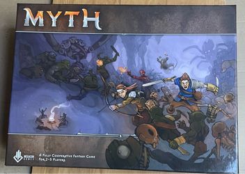 Myth Board Game (fully cooperative fantasy game)Â clean and neat , complete
