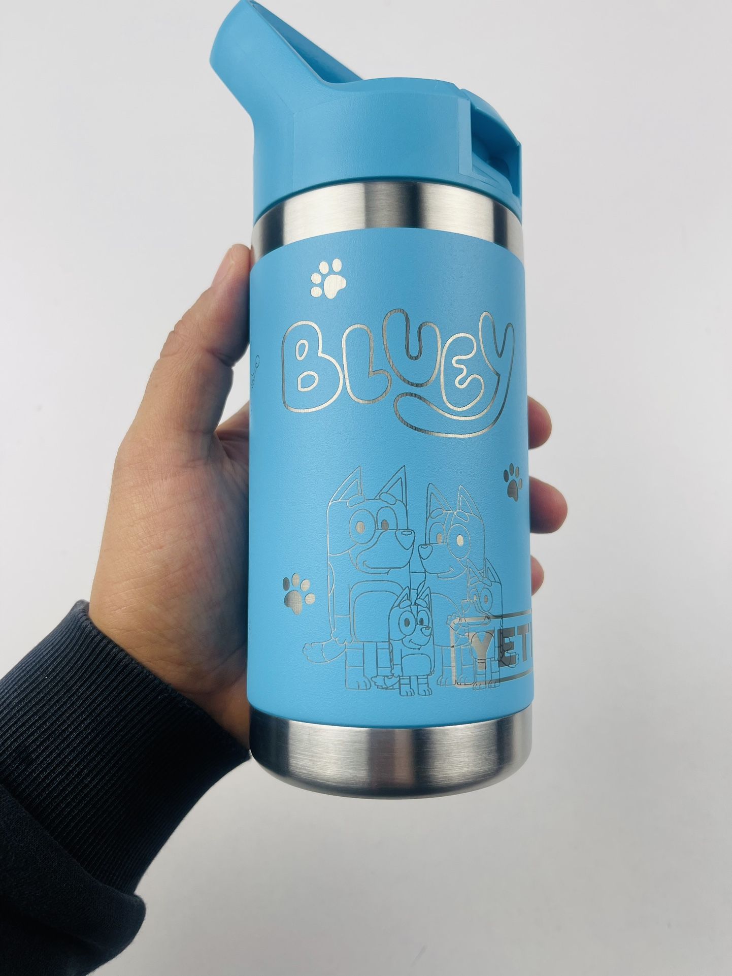 YETI Rumbler Jr. Engraved Bluey Theme 12oz
