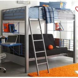 Bunk Bed With Futon