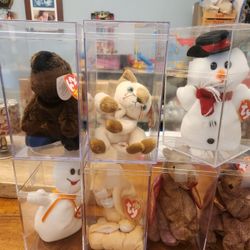 Ty Beanie Babies Kept In Plastic Containers 
