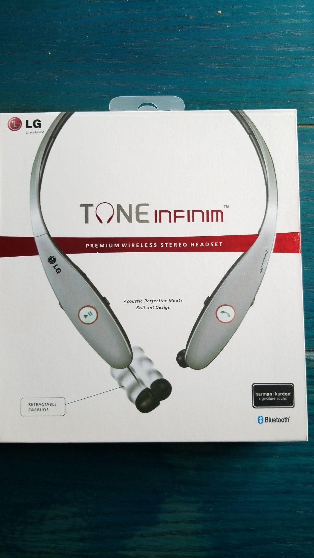 LG Tone infinim Bluetooth wireless headset
