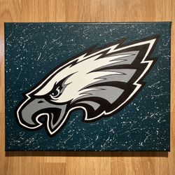 Philadelphia Eagles Hand Painted Canvas 11x14