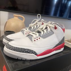 Jordan 3 Fire Red Size 11