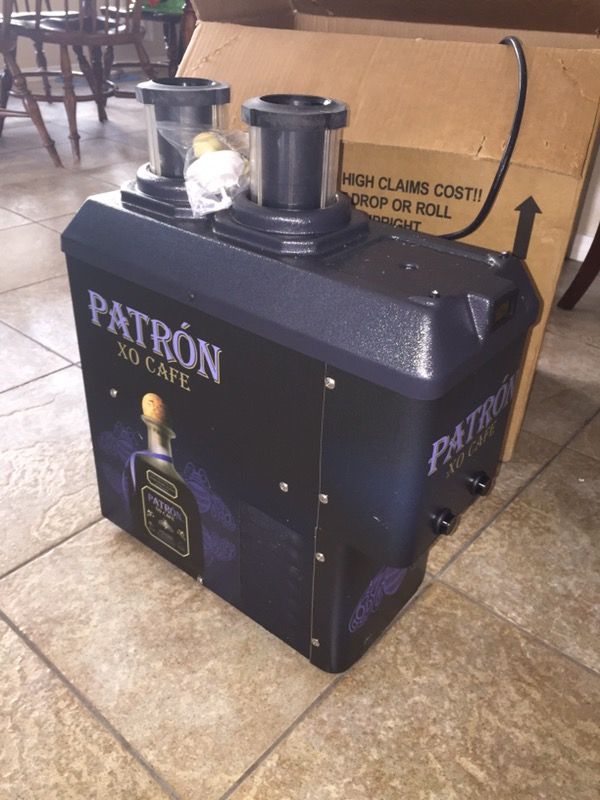Patron XO Tequila Chiller Slim Shot Dispenser Machine