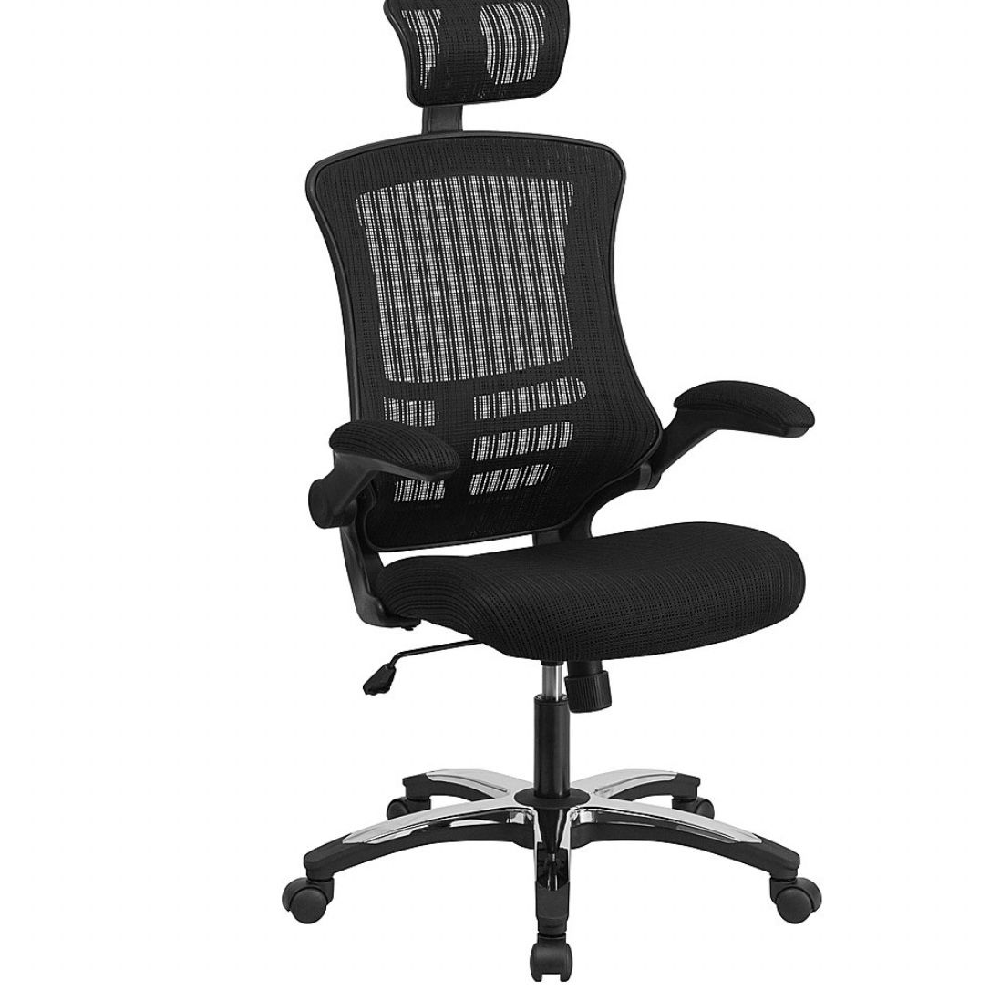 Flash Furniture - Kelista Contemporary Mesh Executive Swivel Office Chair - Black #664