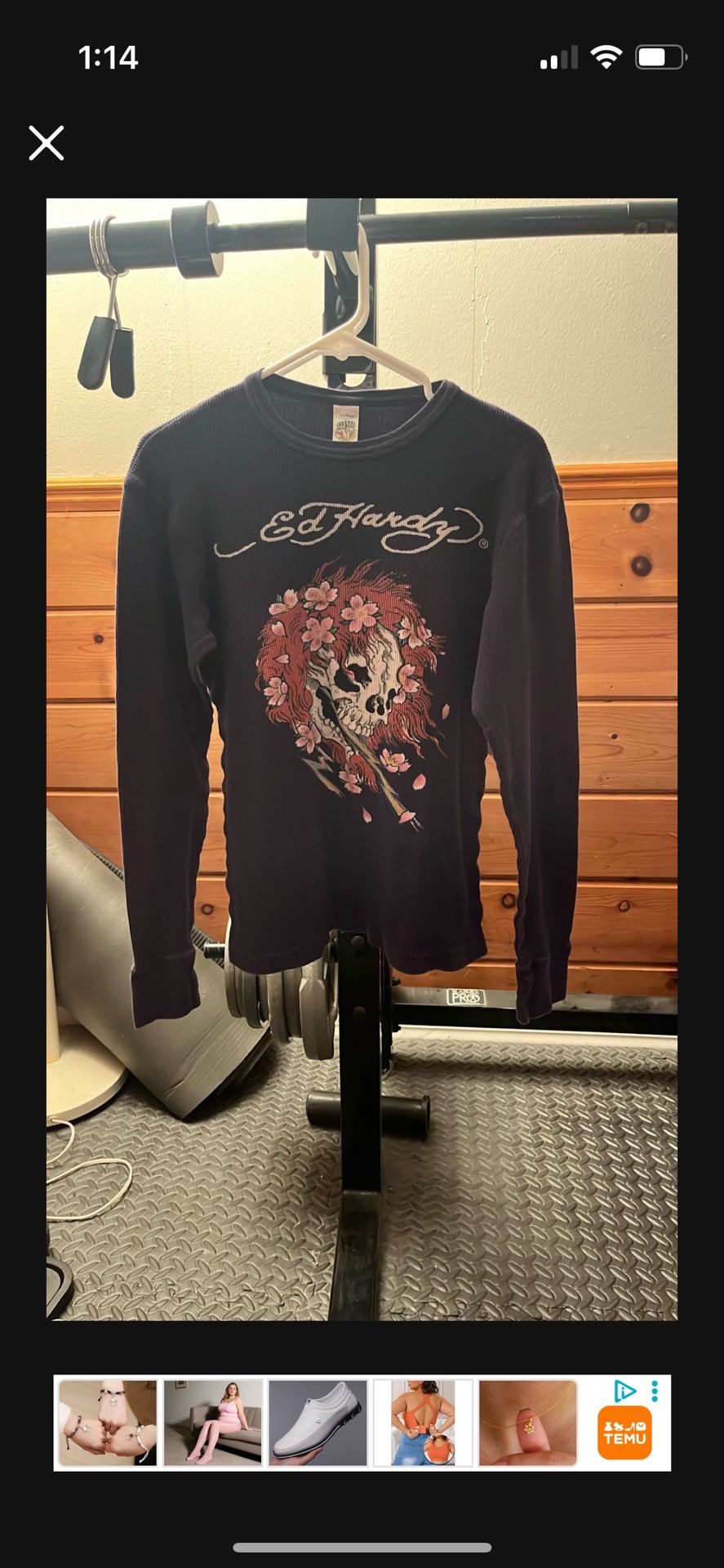 Med Ed Hardy Long Sleeve Shirt