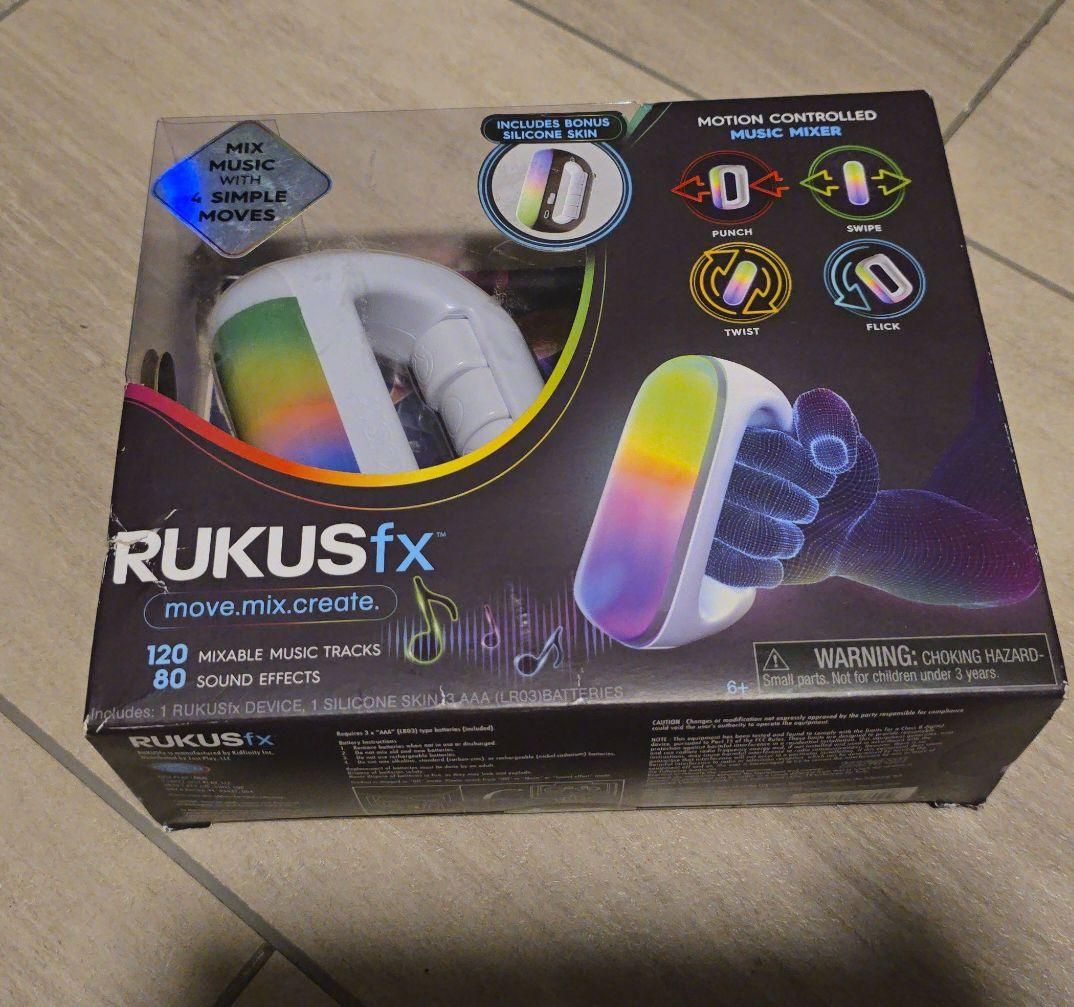 NEW RUKUSfx Motion-Controlled Music Mixer