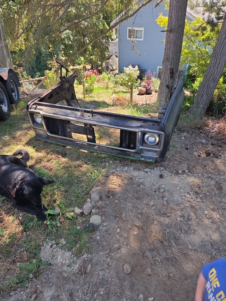 Front Clip Off A 76 Chevy C10