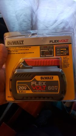 DEWALT 60V FLEX BATTERY 6.0