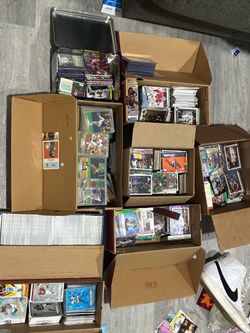 Tons and tons of sports cards all types from tons and tons of inserts