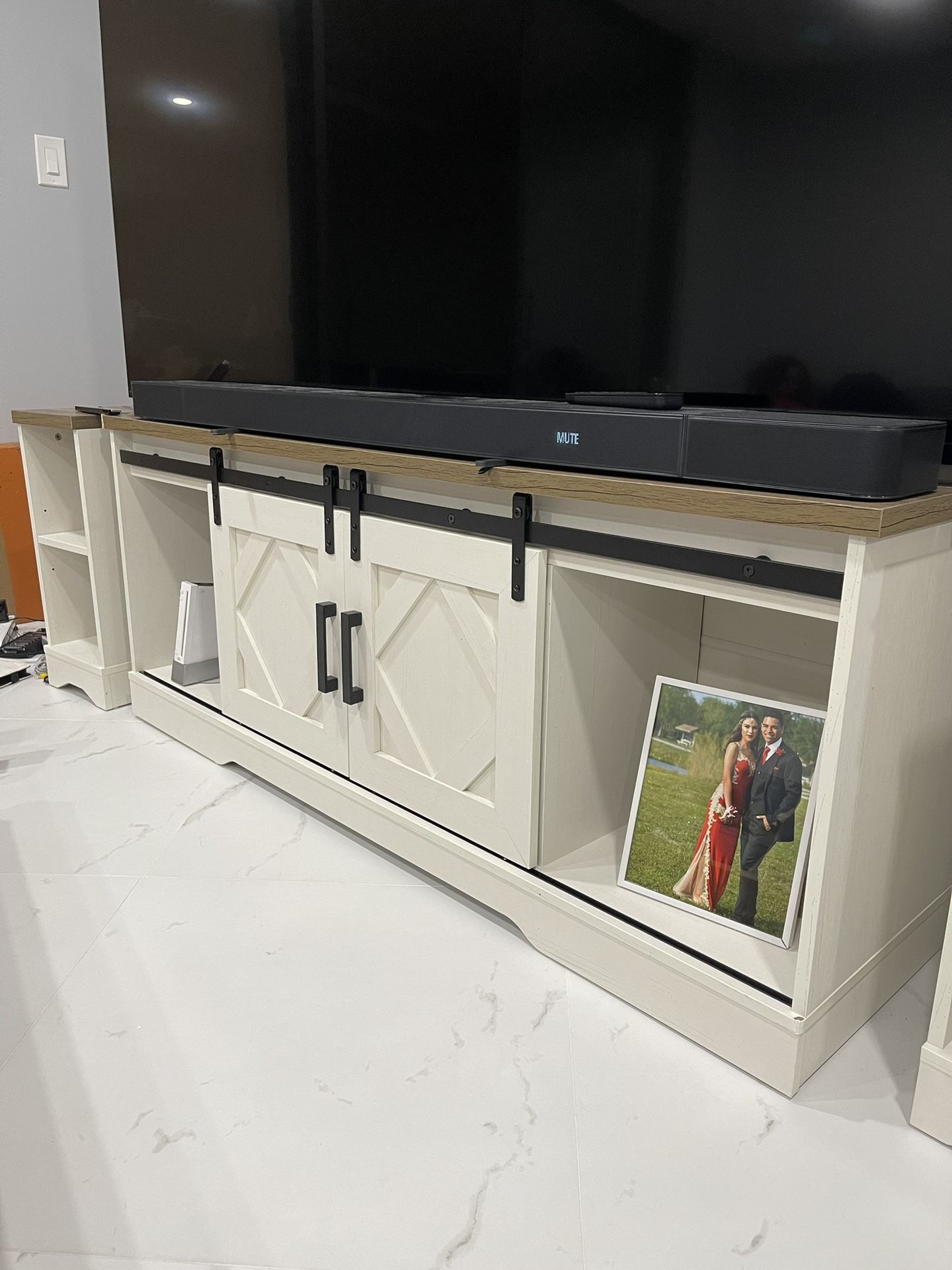 OBO Brand New WAMPAT TV Stand Entertainment Center