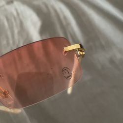 Cartier Sunglasses With Red Lenses