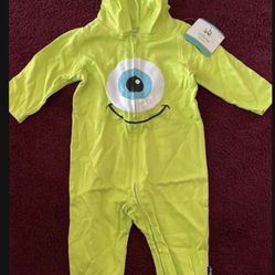 Disney Mike Wazowski Baby Bodysuit Size 3-6 Months NWT serious inquiries only please  Pick up location in the city of Pico Rivera 