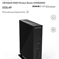 Netgear N300 WIFI Router