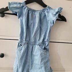 Toddker Girl Denim Romper
