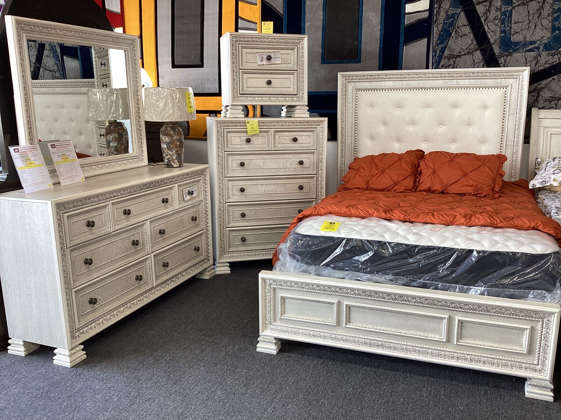 Queen Size Bed Frame Set $1,699.99