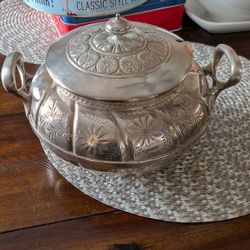Silver Plated Soup Taureen