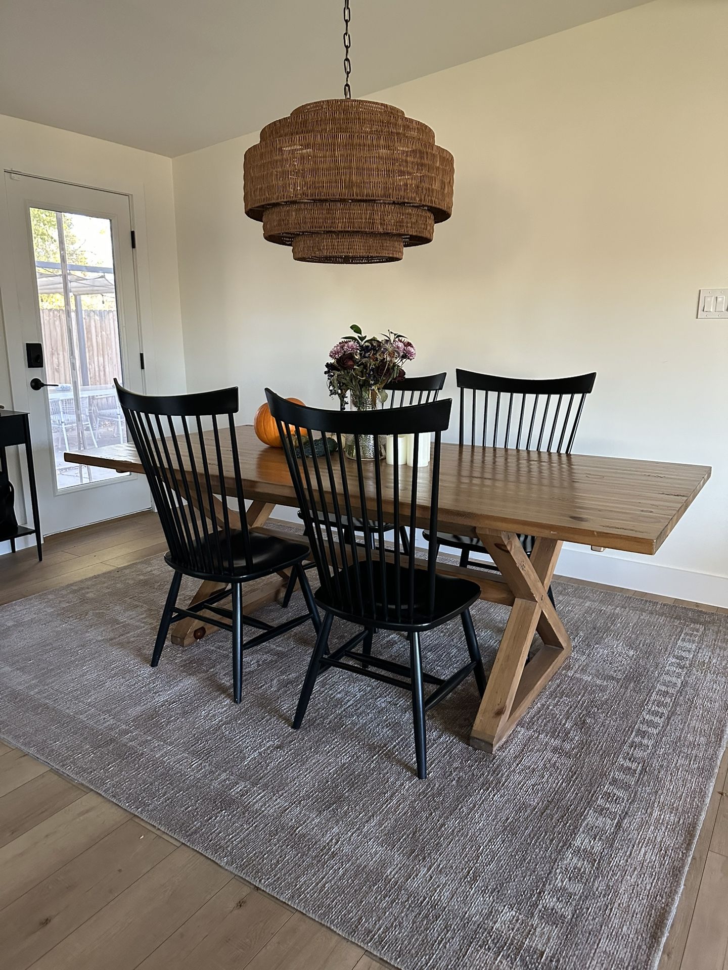 Crate and Barrel High Back Chairs