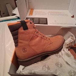 Timberland Red Wood Falls Insulated Work Boots Size 11.5 In Wheat Full Color 