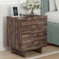 Nightstand with charging station