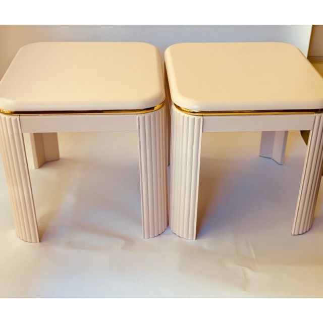 Set of Two 1980’s End tables 