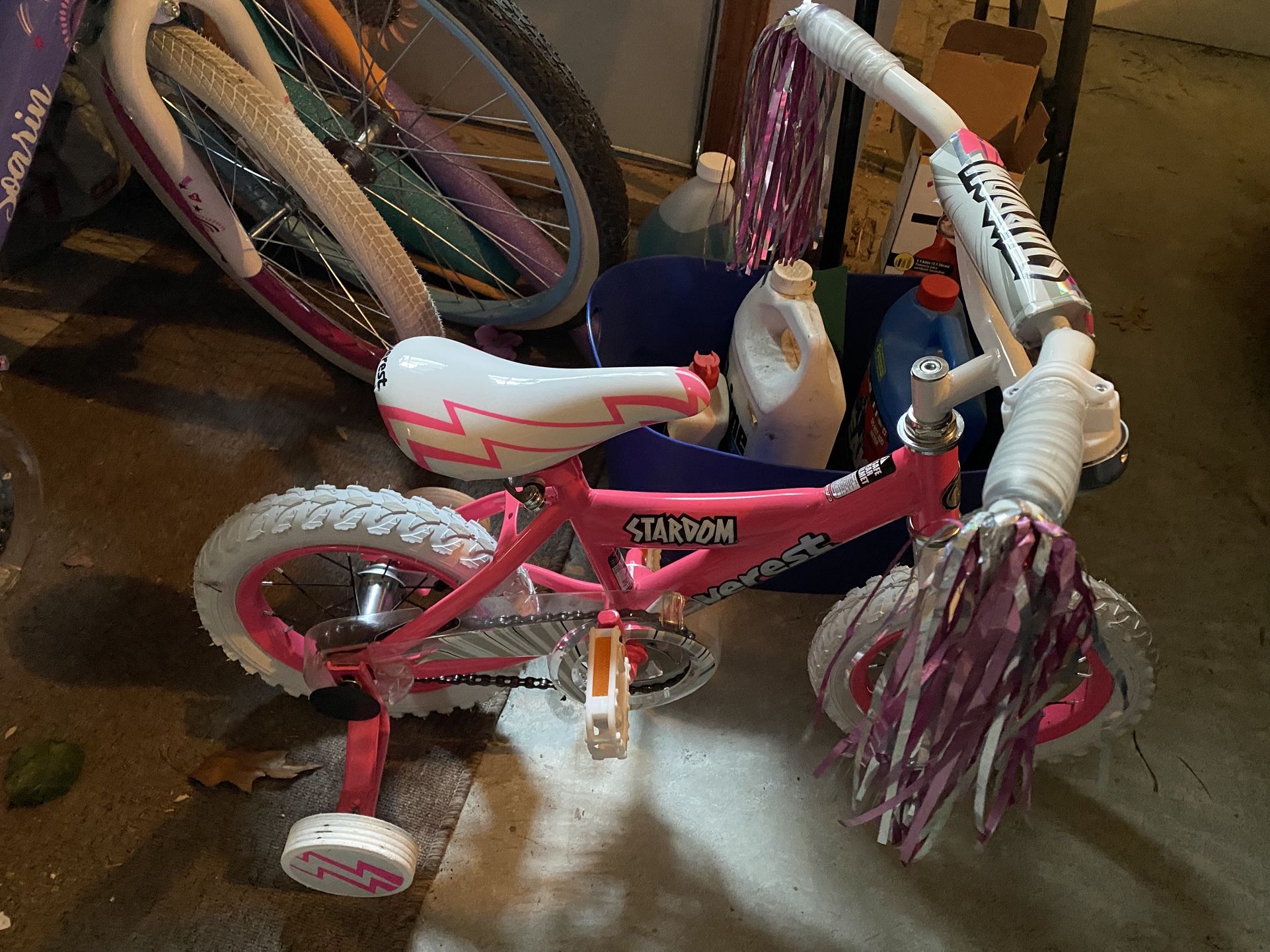 12 Inch Girls Bike with training wheels