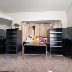 Grey tv set furniture 