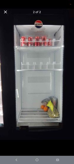 Pepsi Commercial Single Door Beverage Cooler