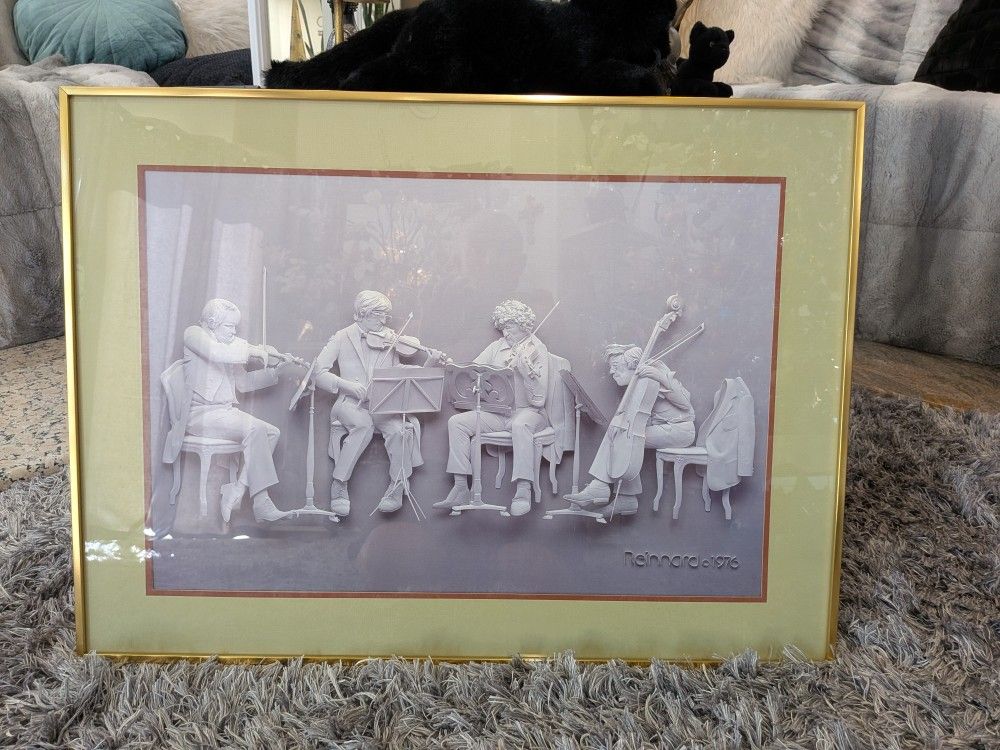 Siegbert Reinhard 1976 Rehearsal LG Print Frame.