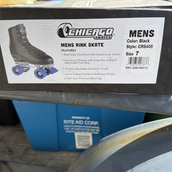 Chicago skates. Warn twice