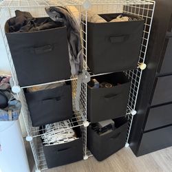 White Cubby Storage