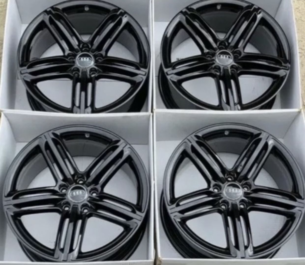 21” Audi Q7 20072015 Black Wheels Rims Peelers for Sale in Huntington