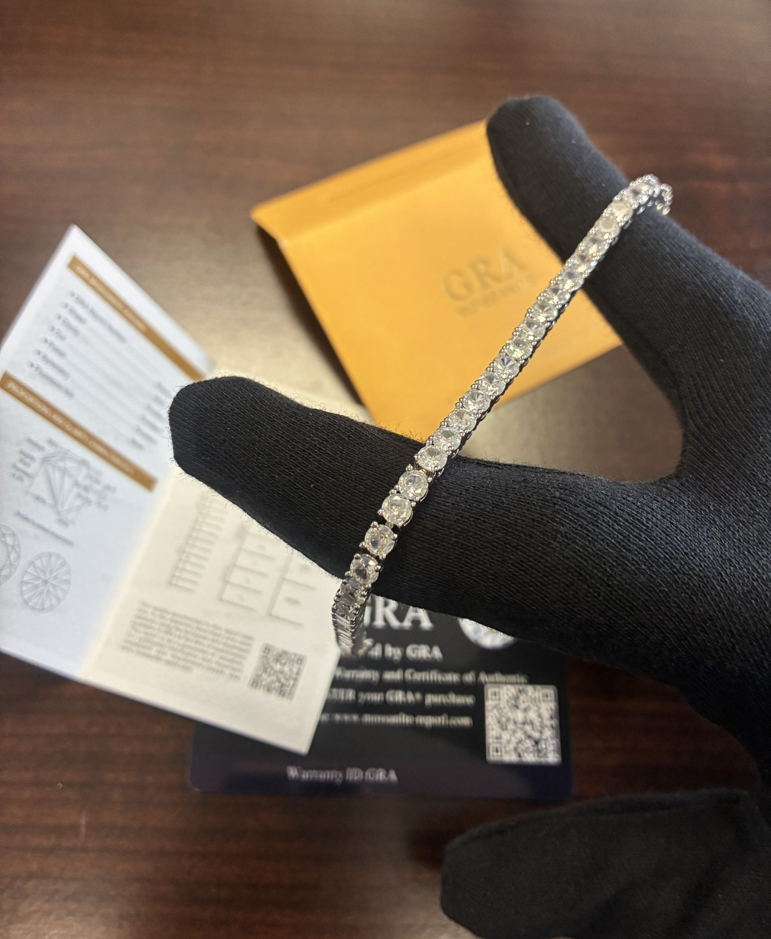 Moissanite Tennis Bracelet (Brand New)