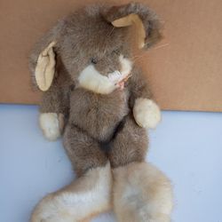 vintage, jointed plush rabbit from The Boyds Collection 